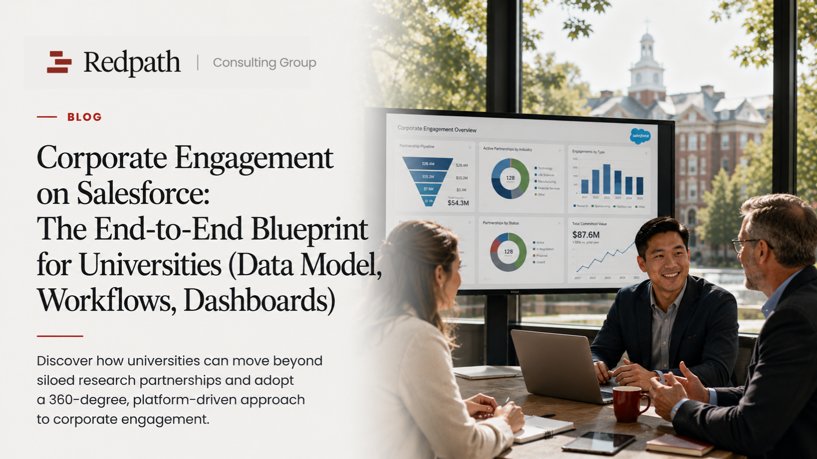 Corporate Engagement on Salesforce: The End-to-End Blueprint for Universities (Data Model, Workflows, Dashboards)