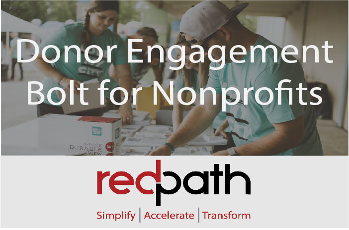 Donor engagement bolt for nonprofits