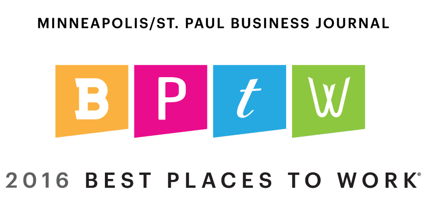 Best Place to Work 2016 logo - Minneapolis/St. Paul Business Journal