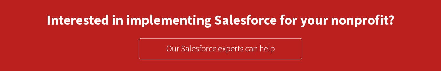 Click this image to learn how Redpath Consulting Group can help with Salesforce for Nonprofits implementation.