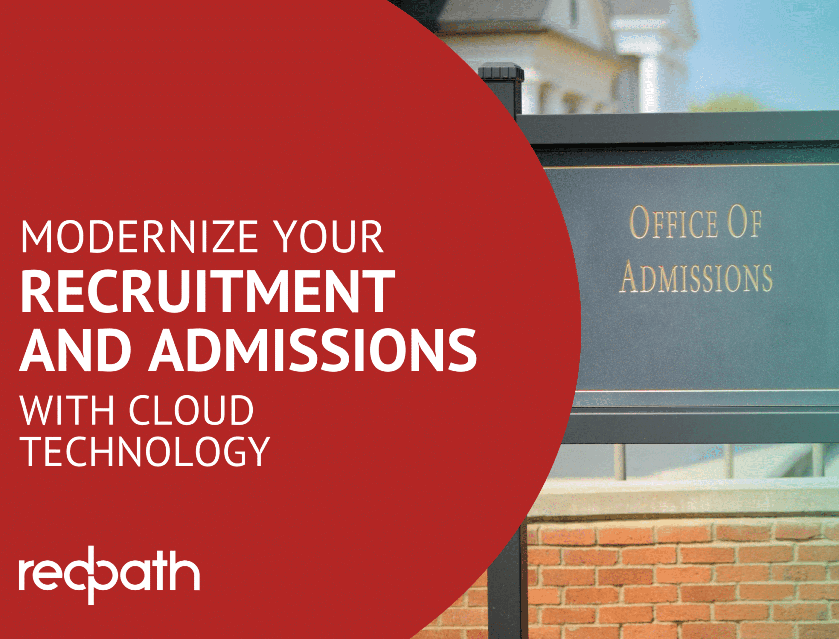 Blog title "Modernize your Recruitment and Admissions with Cloud Technology"